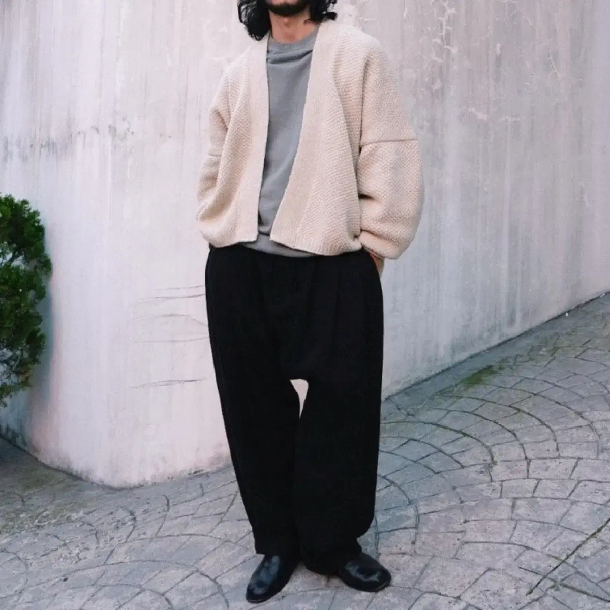 얀 얀 반 에쉐 / 21FW Wide Cardigan Knit