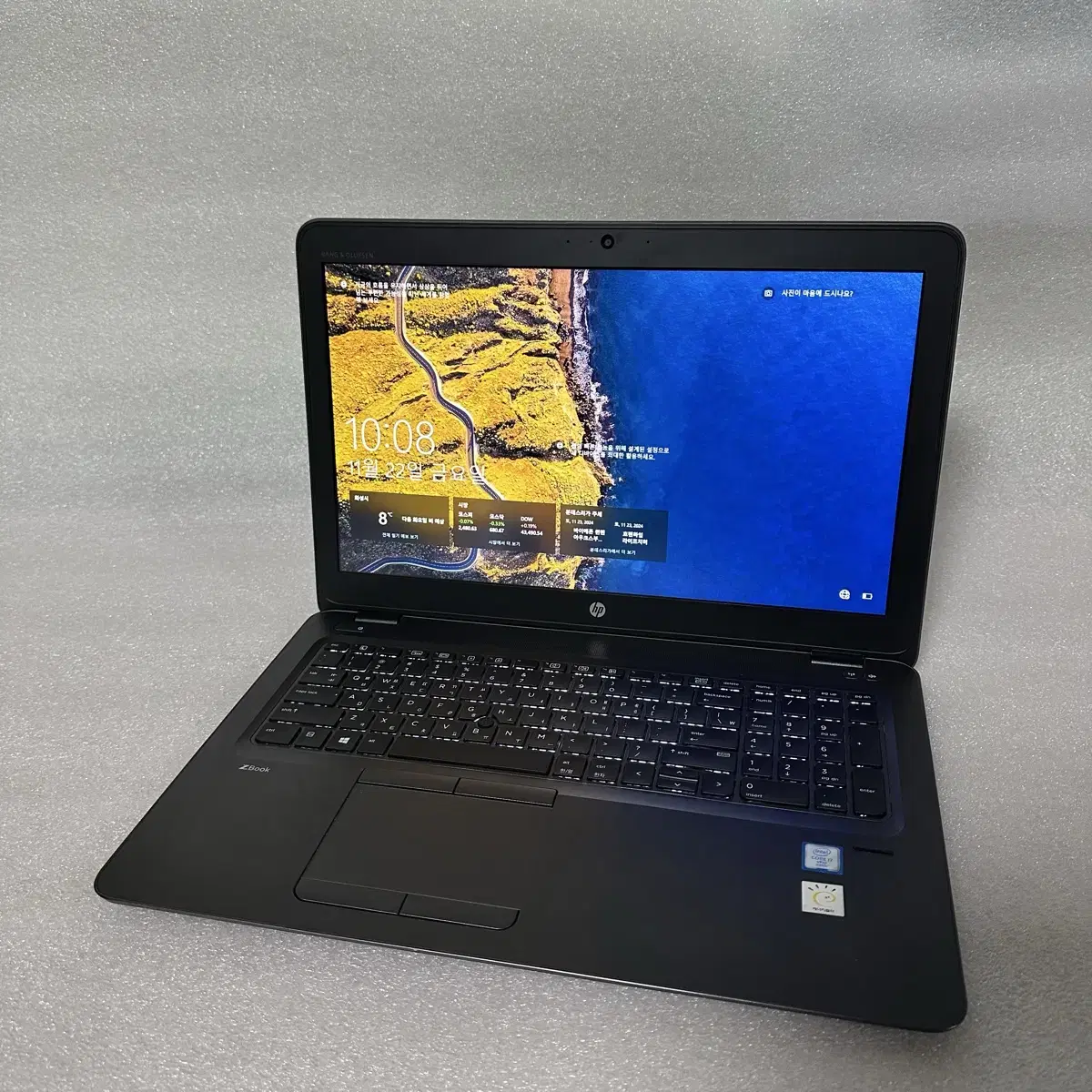 HP zbook i7 6세대 16G AMD 그래픽 노트북 15U G3