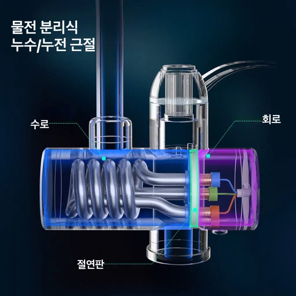 (무료배송&AS보장)가정용 온수 샤워기 3초 히터 세면대/싱크대 온수기