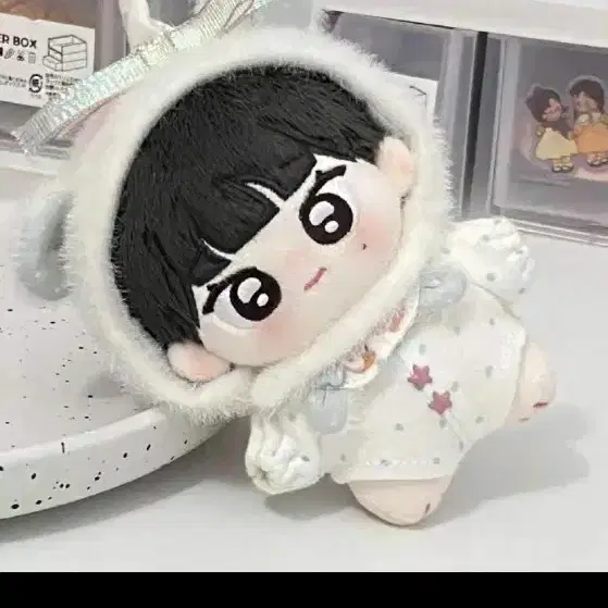 10cm 인형옷 곰돌이 파자마