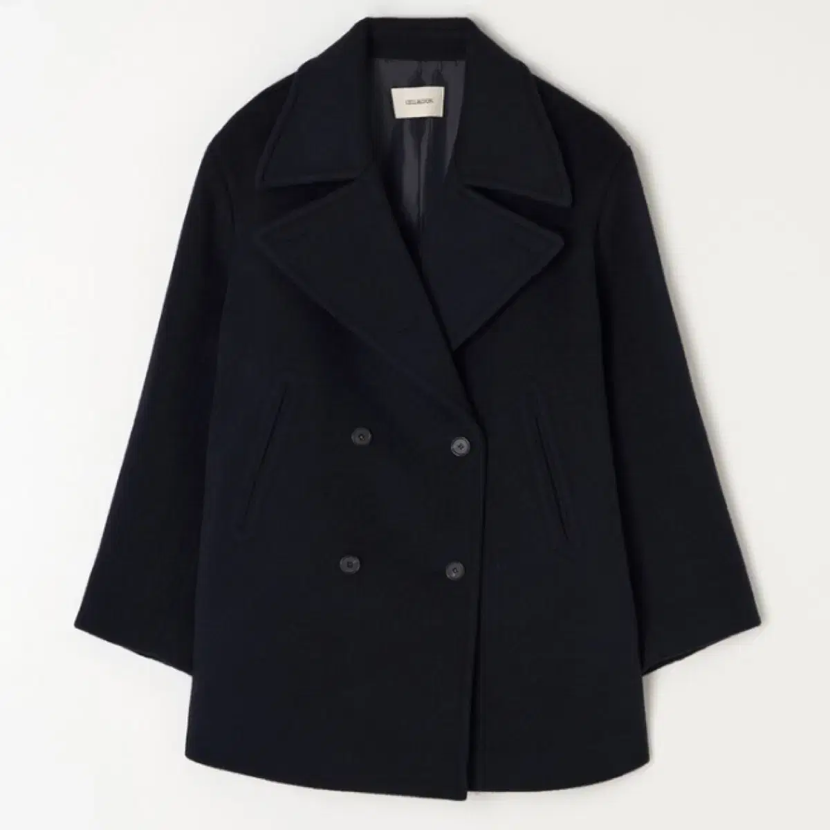 셀리앤리옹 캐시미어 피코트 Cashmere Pea Coat