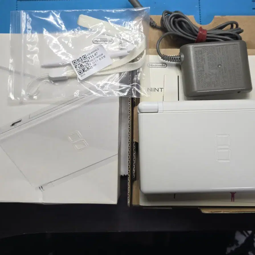 A급 닌텐도 DS Lite DSL 화이트 박스세트 새액정