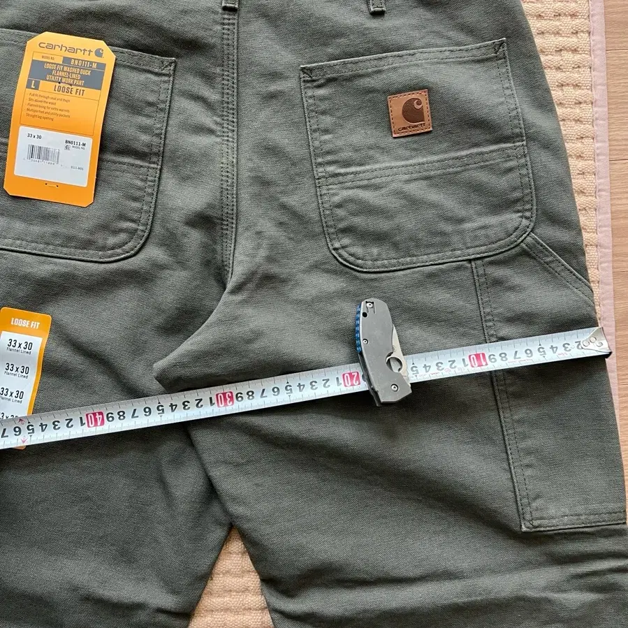 칼하트 Carhartt  루즈핏 워시드 33x30