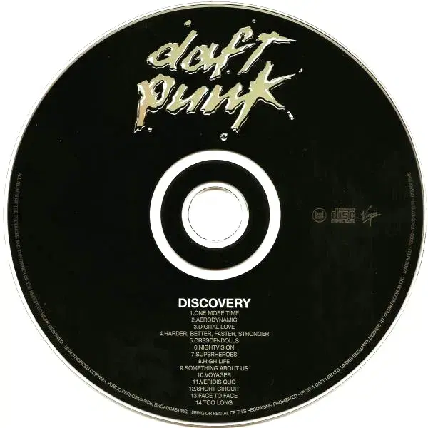 Daft Punk - Discovery (CD) 유럽반 초판 EX+