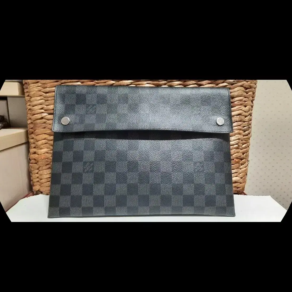 루이비통백  Damier Alpha Bag 대형파우치 가방