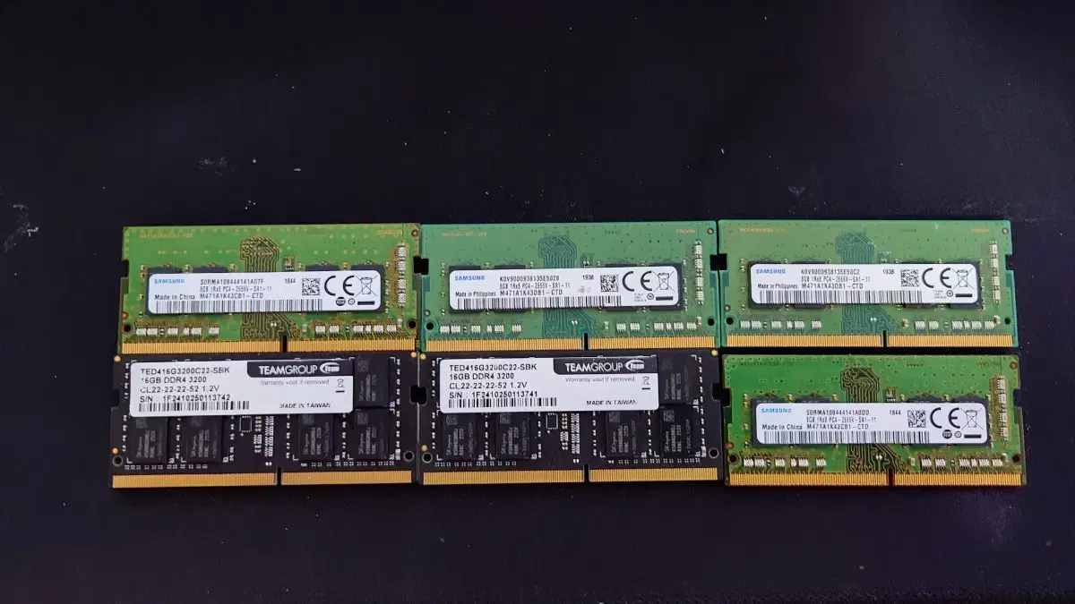 노트북 DDR4 8GB램 개당 1.5만에 팔아요 16gb 는 3만