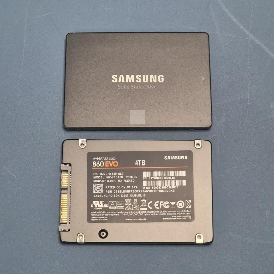 삼성 860 EVO 4TB SSD 판매합니다.