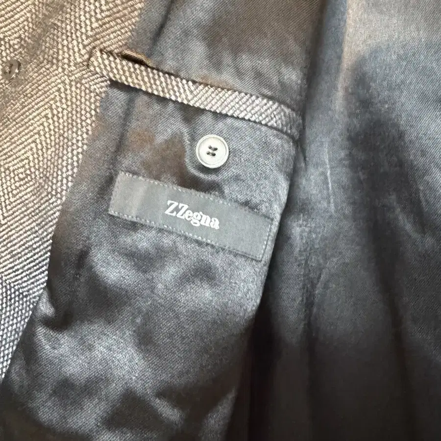 Zegna(Z제냐) 하프코트 다크그레이 52size