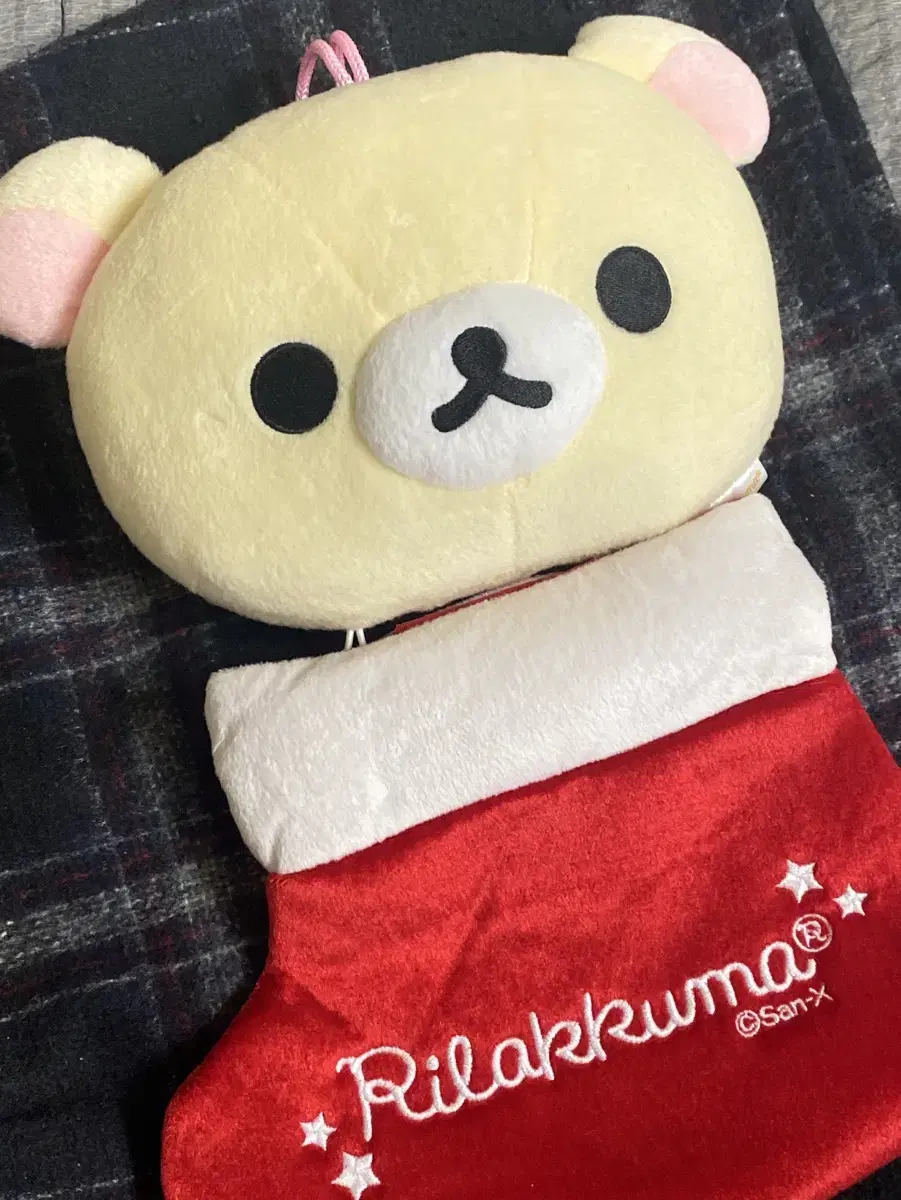 Korirakkuma Christmas Sock Hanger Wall Pocket (Large)