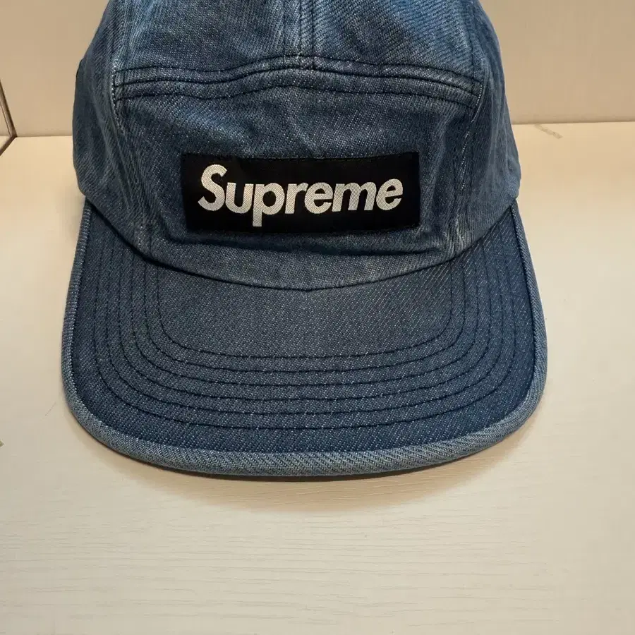 슈프림 데님 캡 데님 모자 Supreme 데님모자 새상품 무료배송