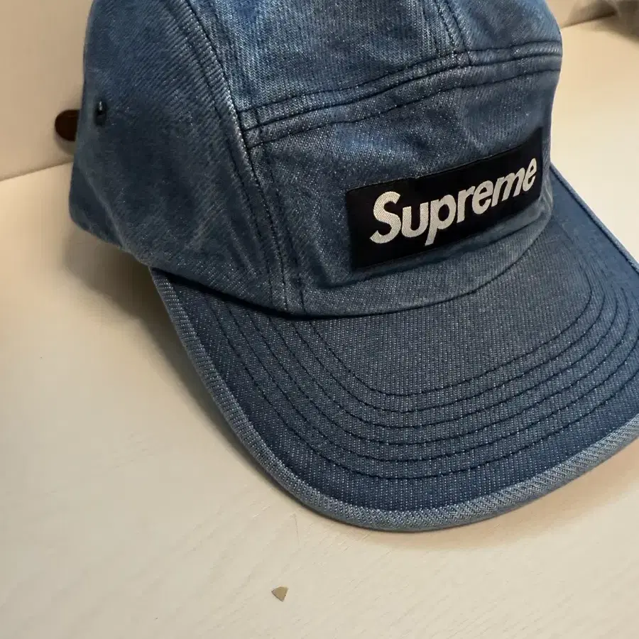 슈프림 데님 캡 데님 모자 Supreme 데님모자 새상품 무료배송