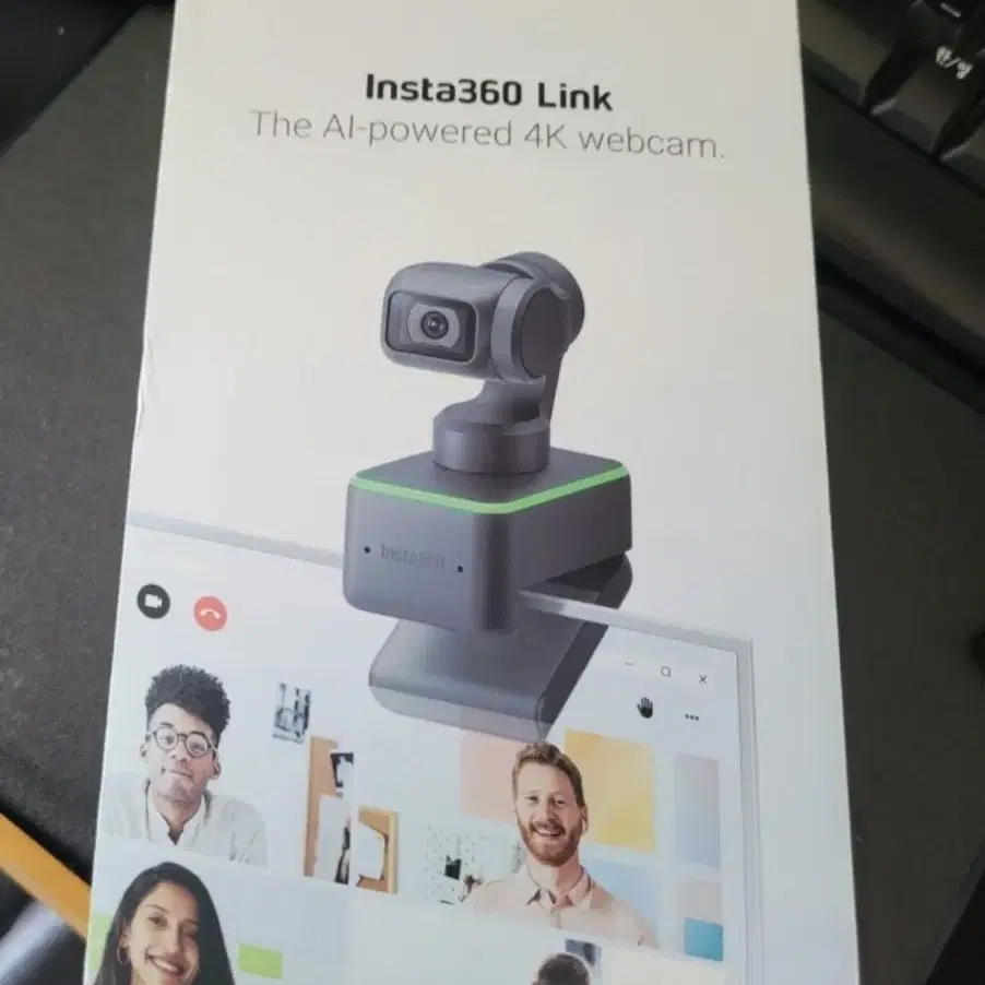 AI PC캠 인스타 insta360 link 4k웹캠