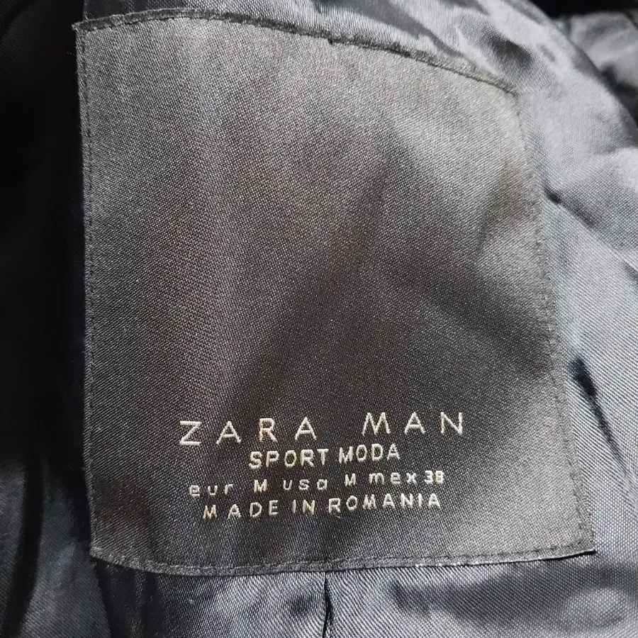 ZARA 남성 겨울코트 M(95~슬림100)