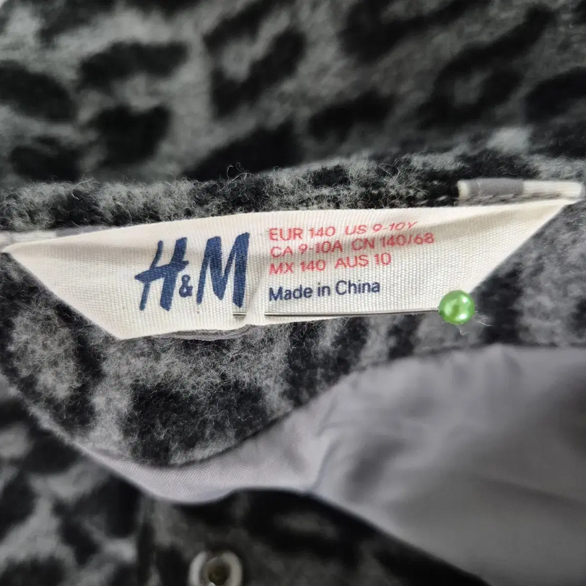 (C-65) H&M 아동 호피 원피스 140