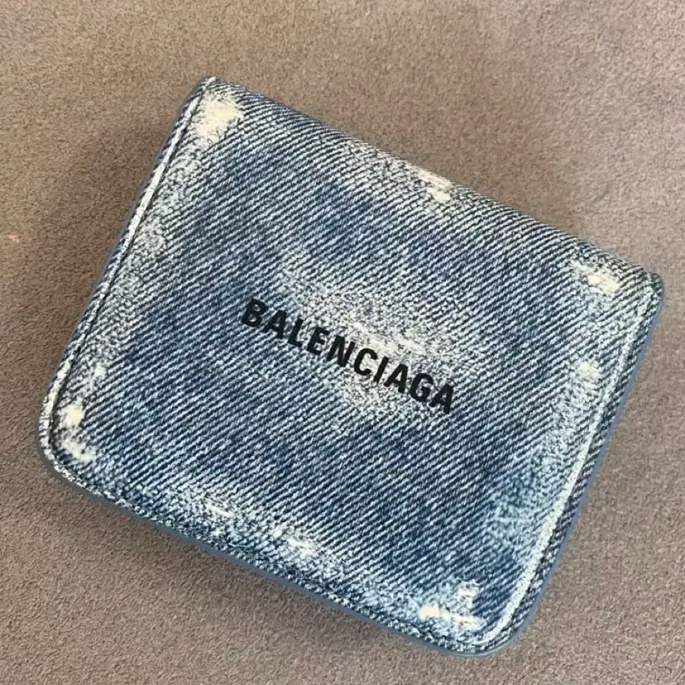 발렌시아가 balenciaga 정품 데님 지갑