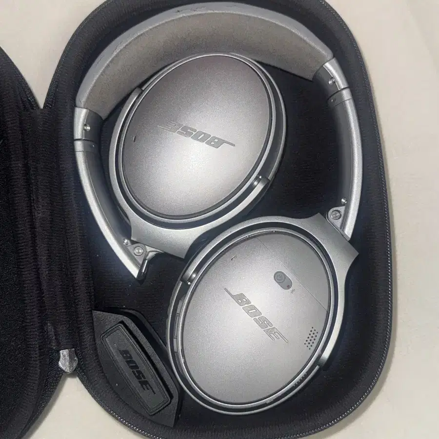 보스 qc35 qc 35 실버 헤드셋 헤드폰 bose boss