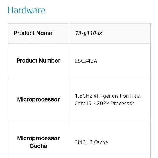 hp split 13-g110dx x2 i5 노트북