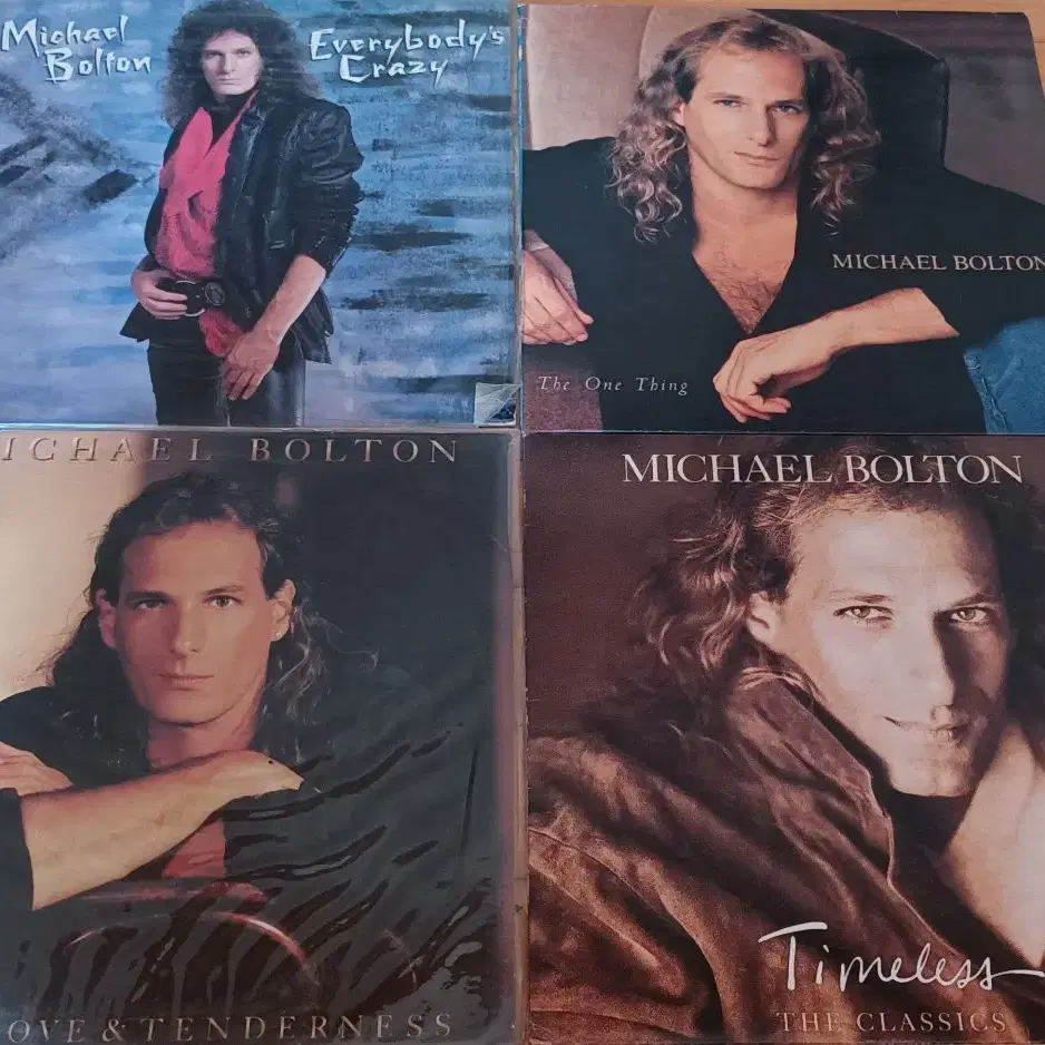 Michael Bolton 마이클 볼턴/ LP음반 4장 입니다.