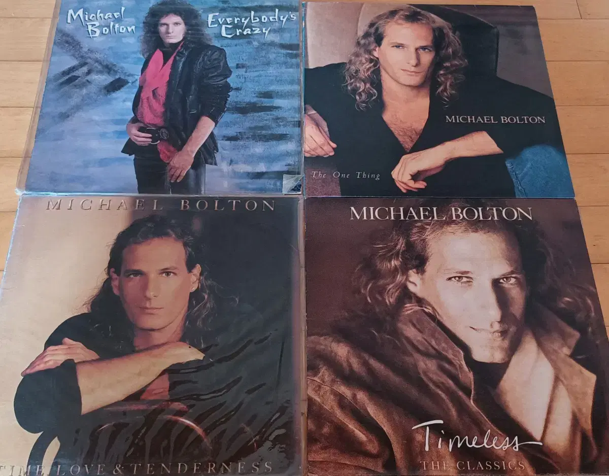 Michael Bolton 마이클 볼턴/ LP음반 4장 입니다.