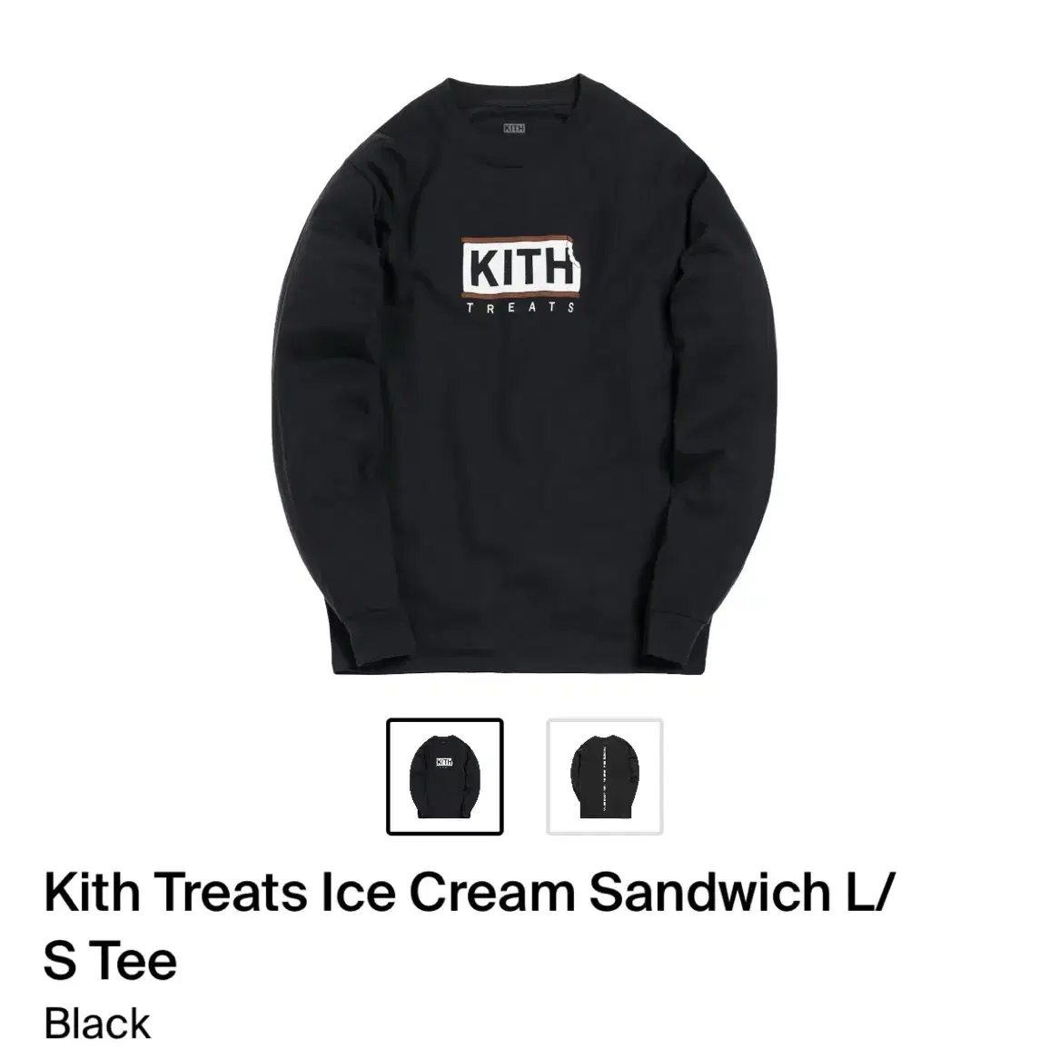 (L)KITH 키스 롱슬리브 아이스크림샌드위치