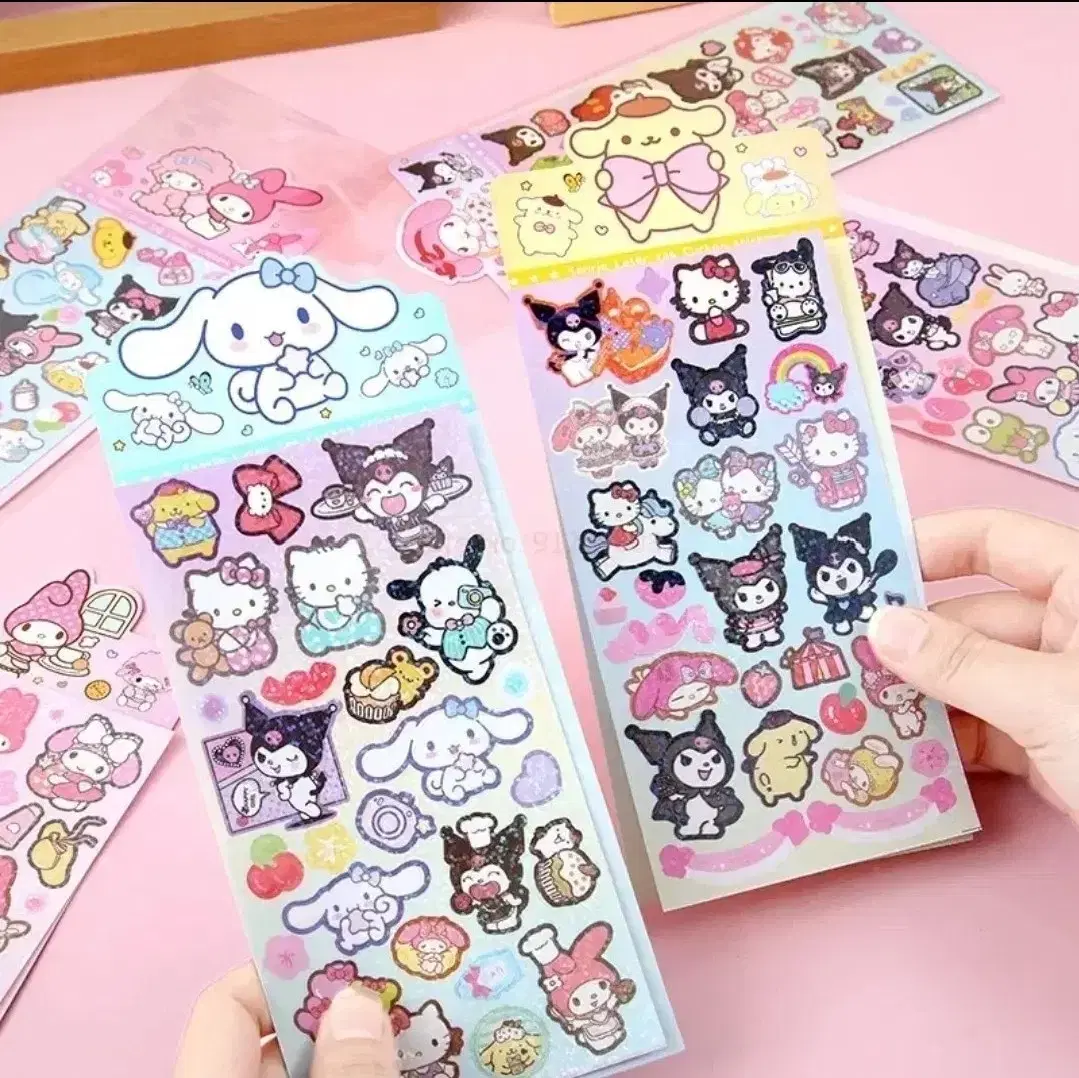 Sanrio hologram sticker Dakoo Ponggu Kuromi My Melody Cinnamoroll Pocachiko