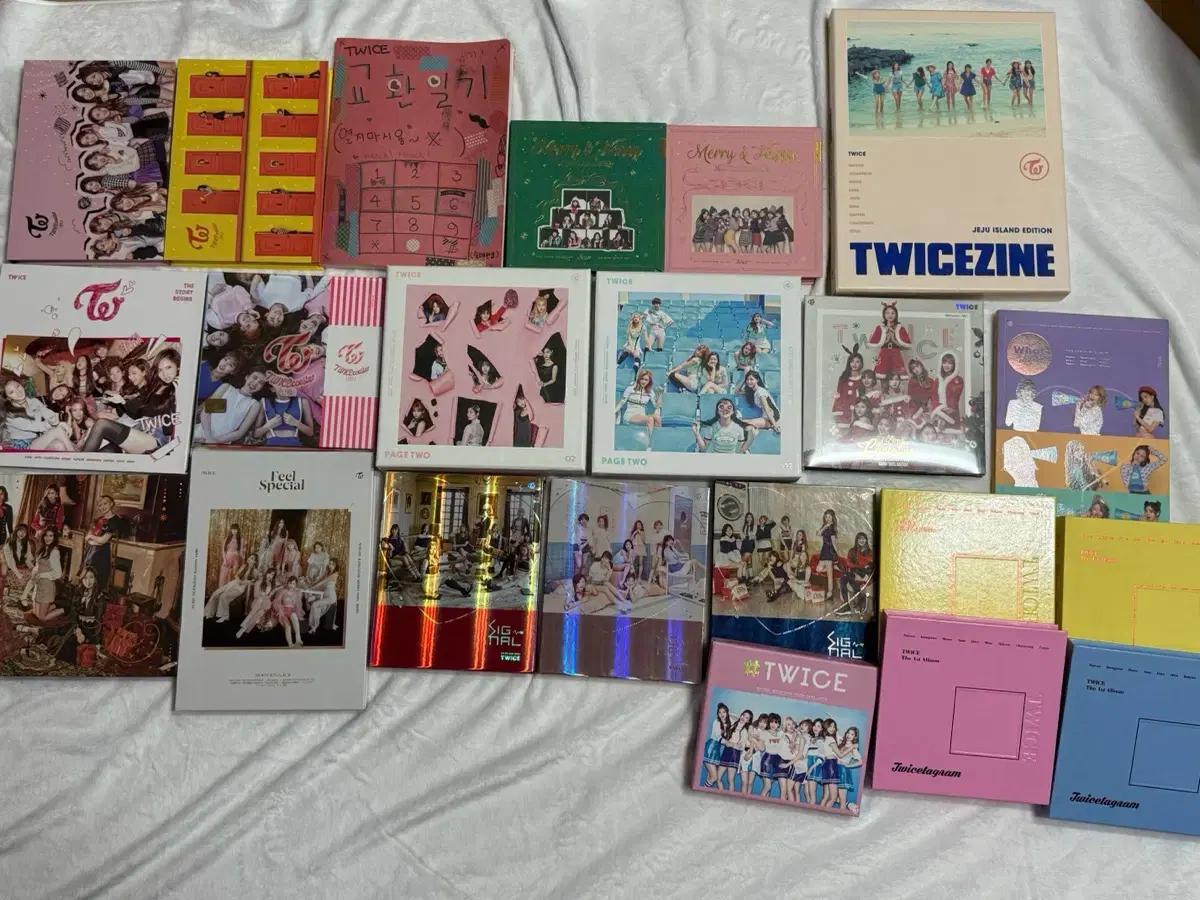 트와이스 개봉 앨범 잡지 메거진 굿즈 twice album magazin