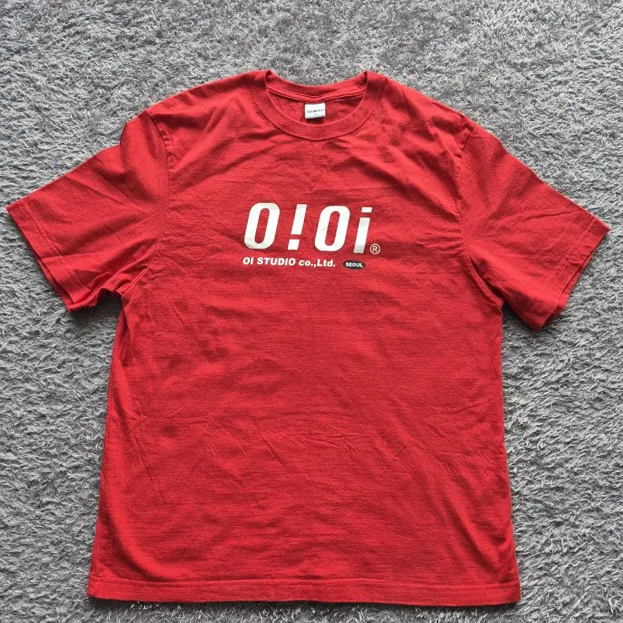 오아이오아이 티셔츠(red, large(