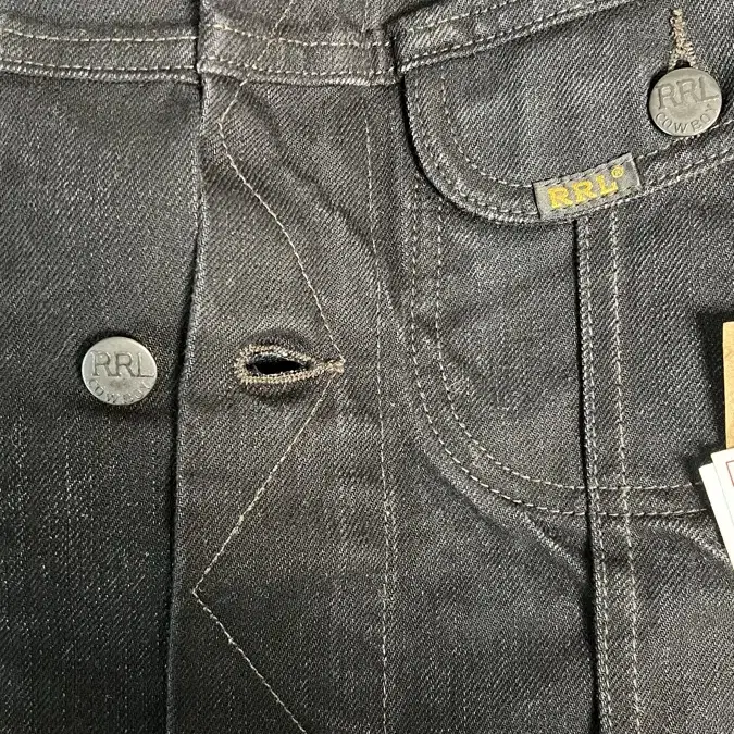 RRL LOT271 트러커 자켓 블랙 M