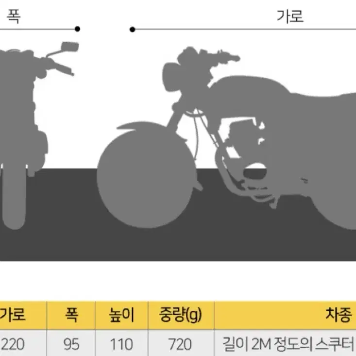 오토바이 커버 & 전동 스쿠터 커버 & 전기자전거 커버 & 자전거 커버