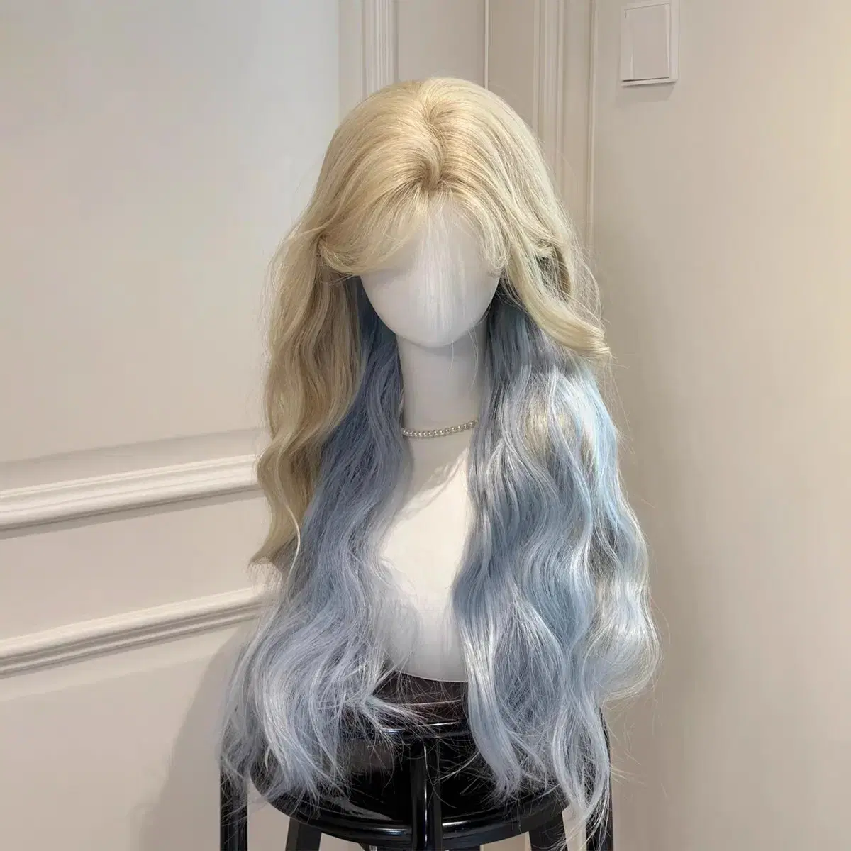 [Harajuku] Gold Bloo Long Wave Wig