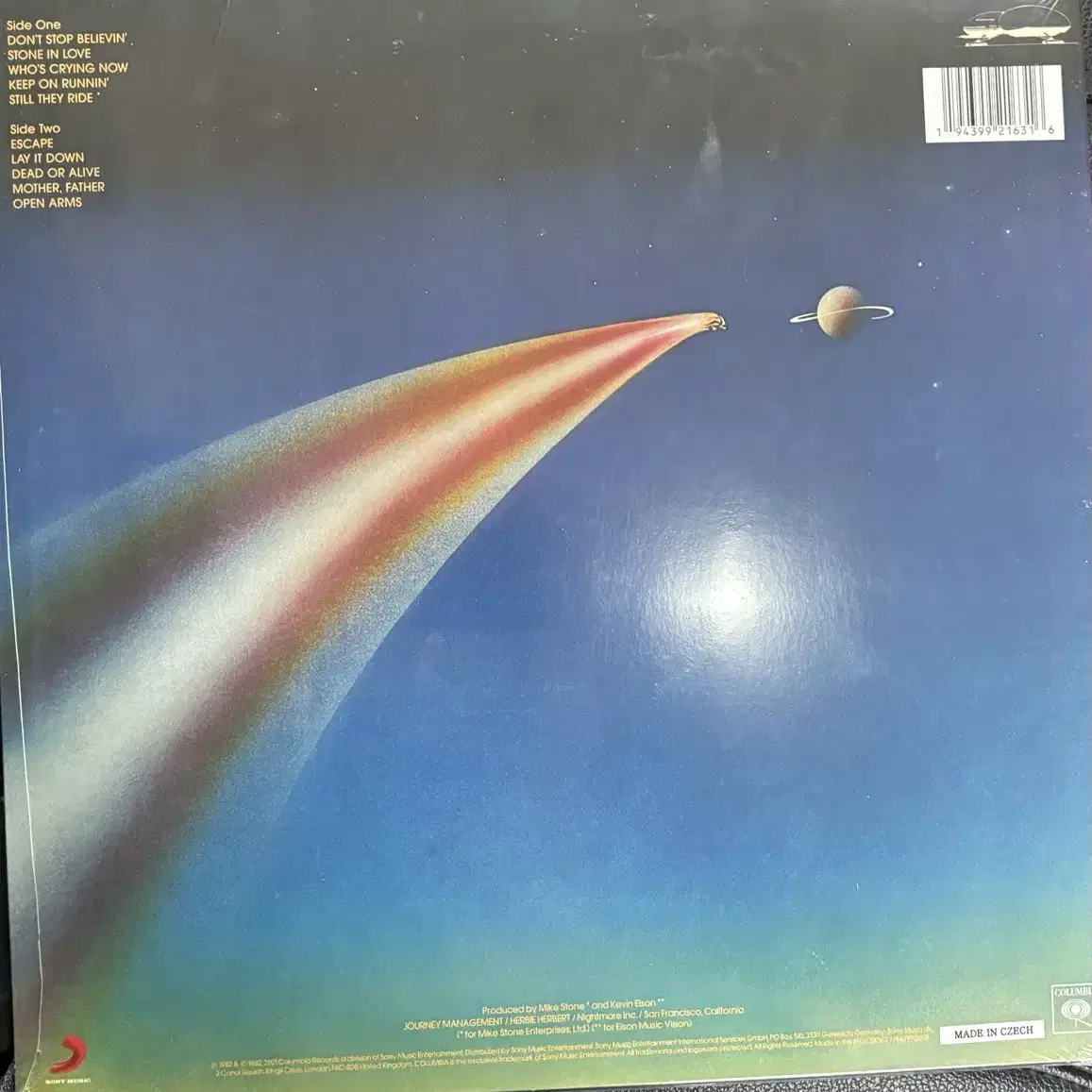 Journey, Brian Eno LP