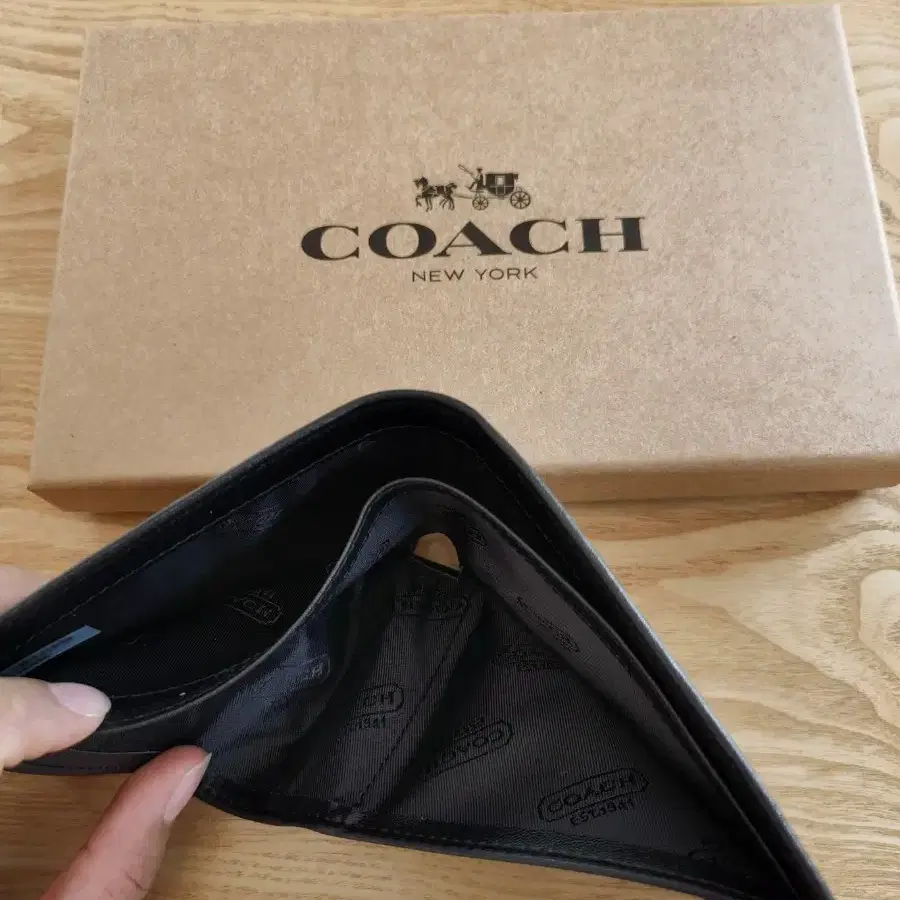 COACH 남자 지갑