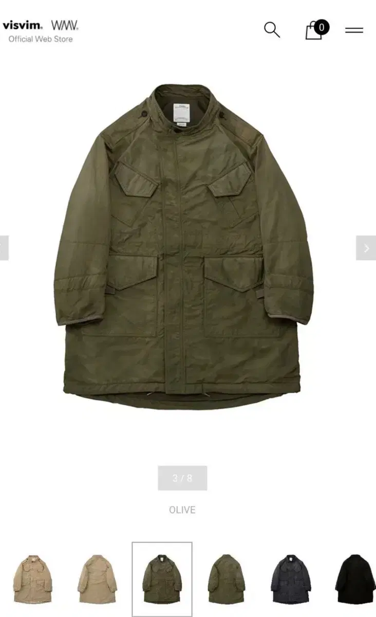 [2]비즈빔 23ss Bega Combat Coat 베가 컴뱃 코트