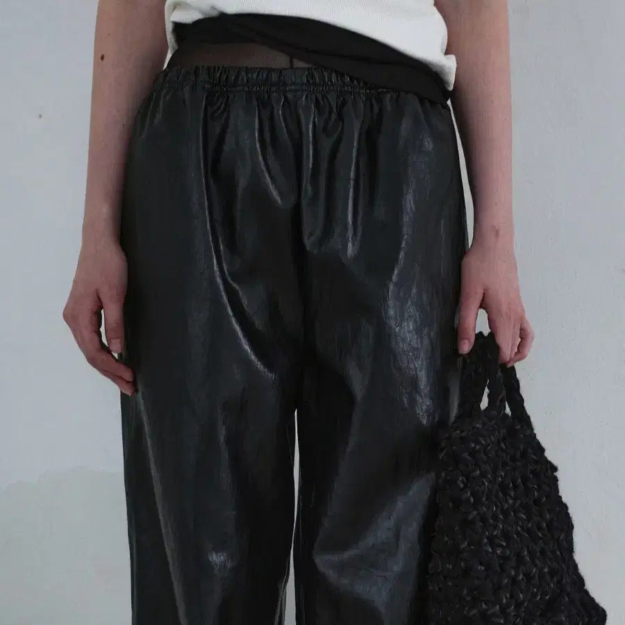 NOTHINGEVERYTHING VEGAN LEATHER PANTS