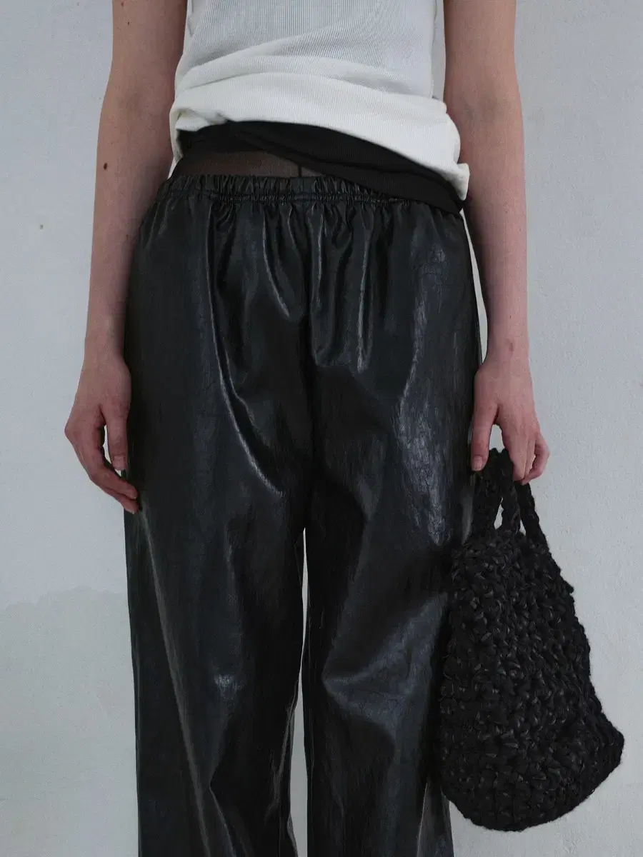 NOTHINGEVERYTHING VEGAN LEATHER PANTS