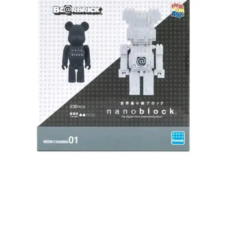 베어브릭 be@rbrick 나노블럭 set B