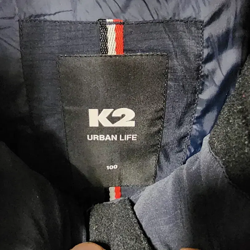 K2 정품 남성 구스다운 고스트 델타 패딩/100size/상태우수