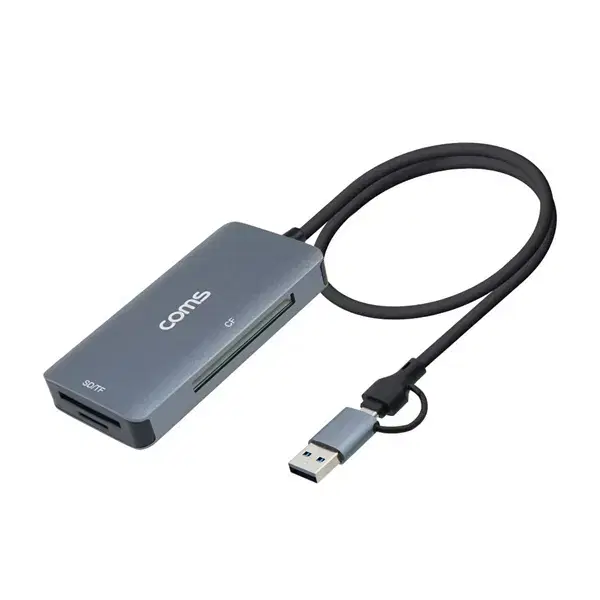 USB or C타입 to SD/TF/CF 멀티 케이블형 카드리더기