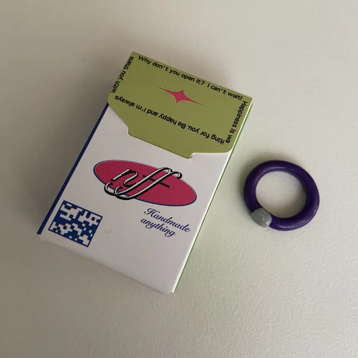 엔프프 보라색 반지 NFF parma violet ring 13호