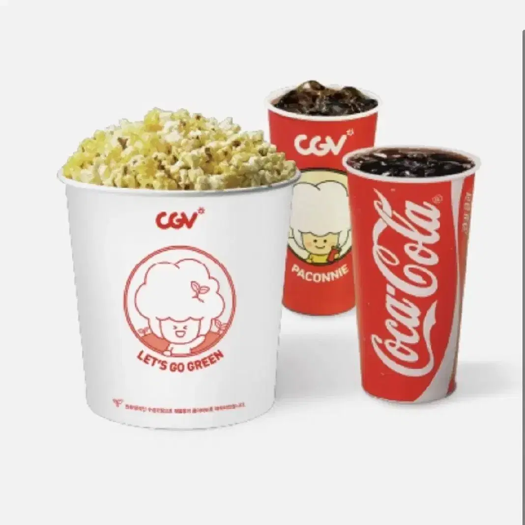 CGV 팝콘 콤보 (팝콘L +탄산M 2개) 팝니다