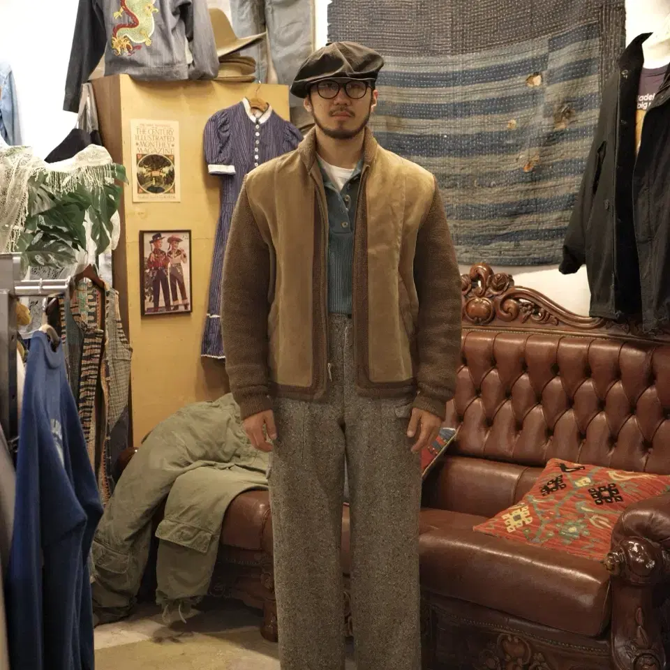 90s Aigle Donegal Tweed Wool Trouser