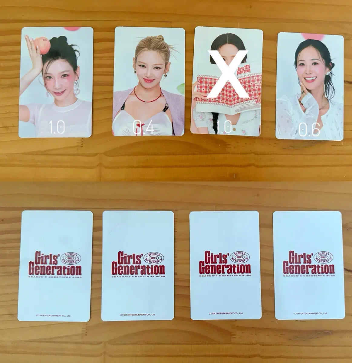 Girls Generation 2025 season's greetings apple music pre-order benefit Photocard