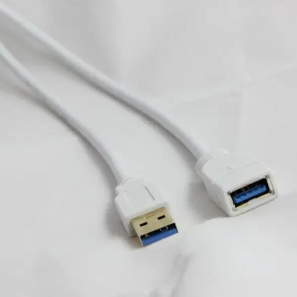 USB3.0 A M/F연장 케이블 화이트 0.5m