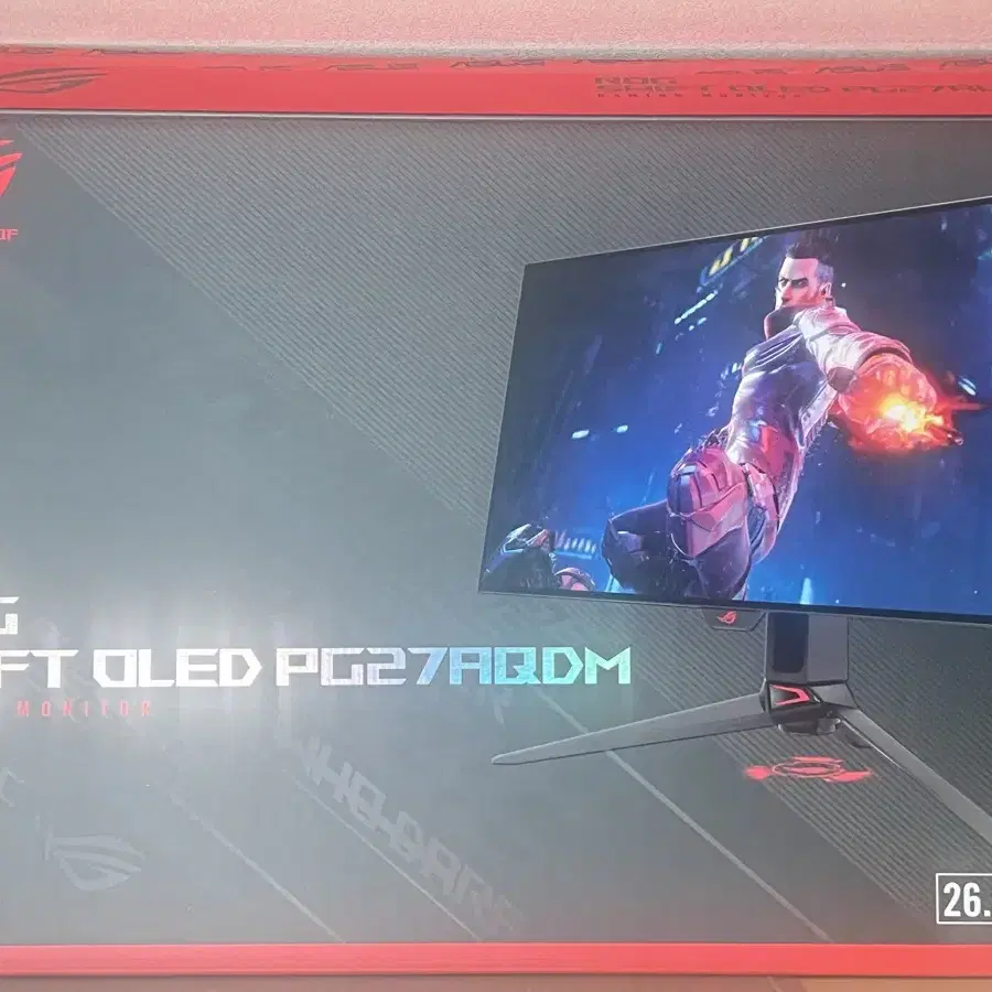 asus pg27aqdm oled 모니터 팝니다