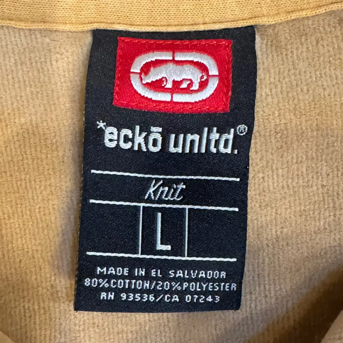 Ecko unltd 에코 언리미티드 배색 트랙 벨벳 져지