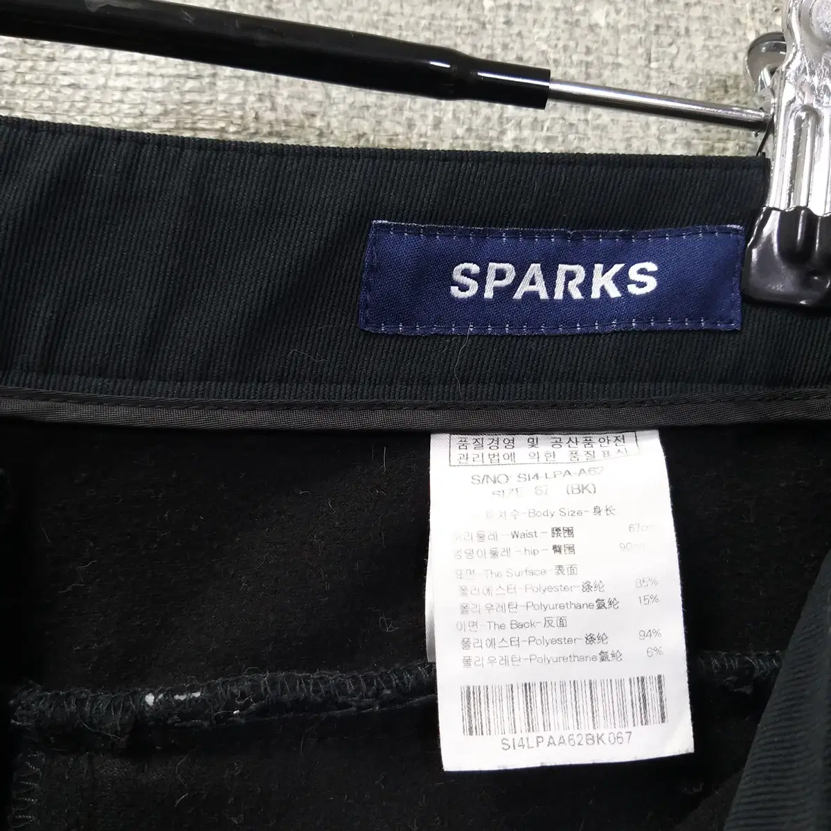 15. SPARKS 골프웨어 블랙 기모 슬랙스팬츠 여성67