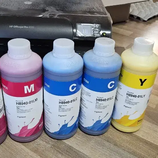 inktec HP 프린트  잉크5개