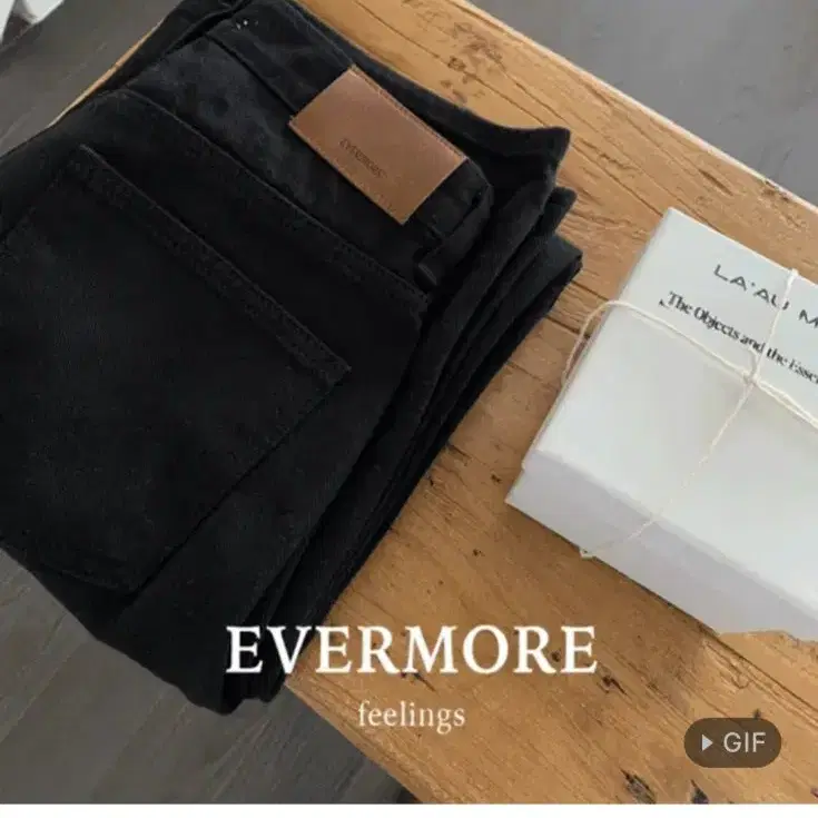 (마지막할인) 필링스 evermore 푸시 블랙 데님