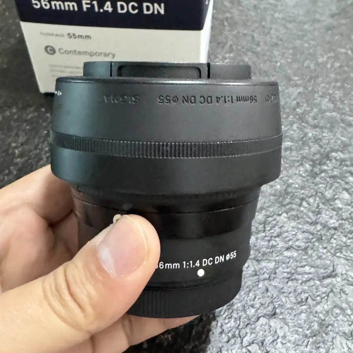 시그마 56mm f1.4 후디 x마운트