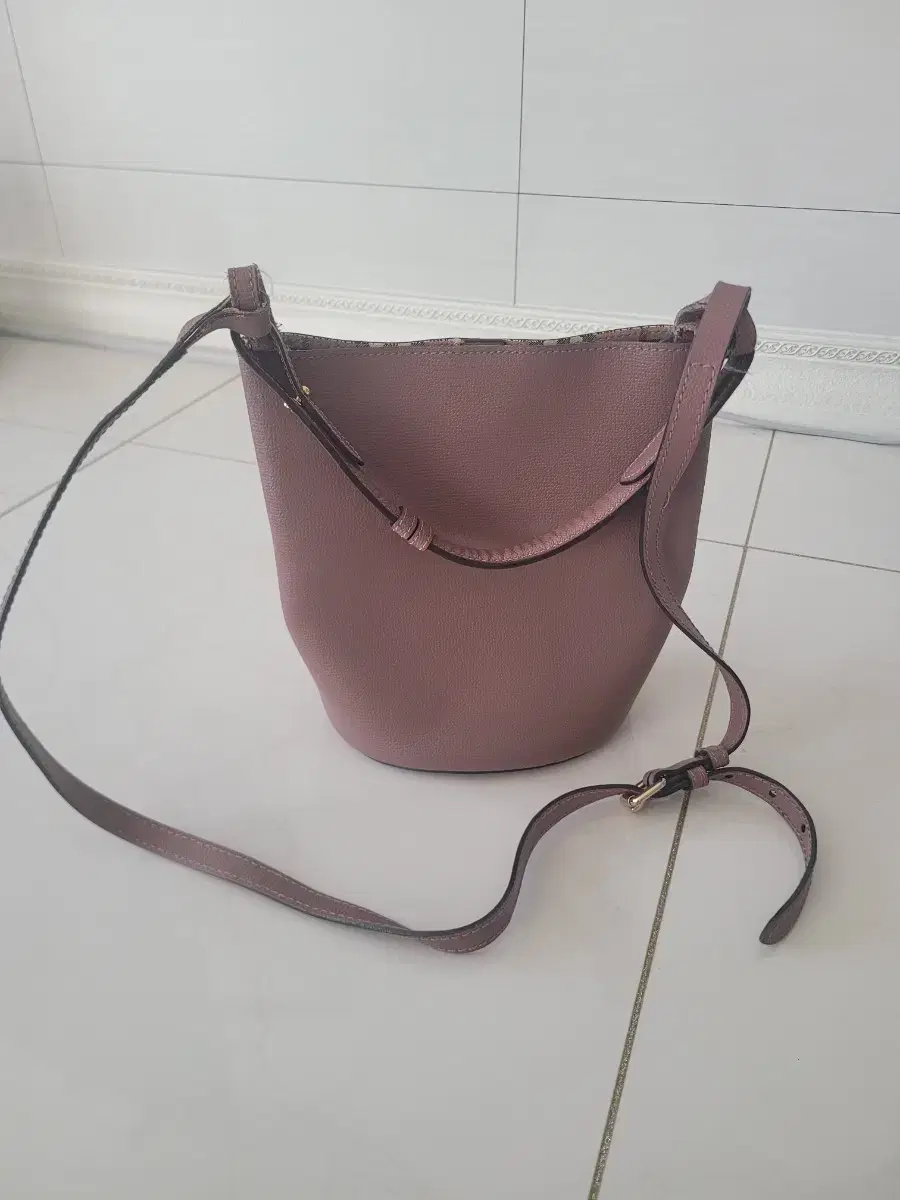 Burberry Haymarket Bucket Bag